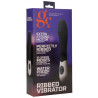 GC Vibro Ribbed Vibrator 12 x 3.7cm Noir